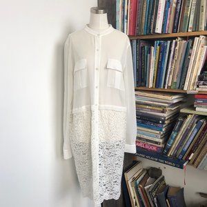 White Lace BCBG MaxAzria Dress